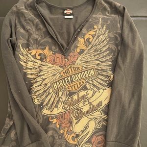 Harley long sleeve women shirt
